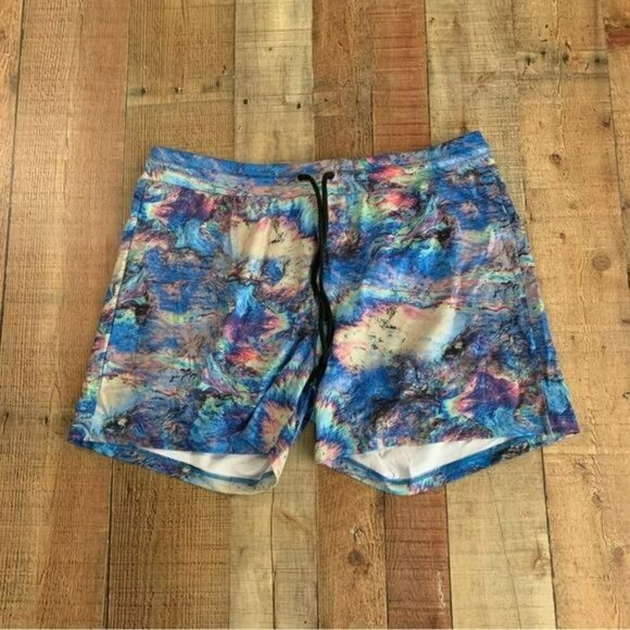 ASOS co-ord festival slim fit short with all over print -3XL - Picture 1 of 8